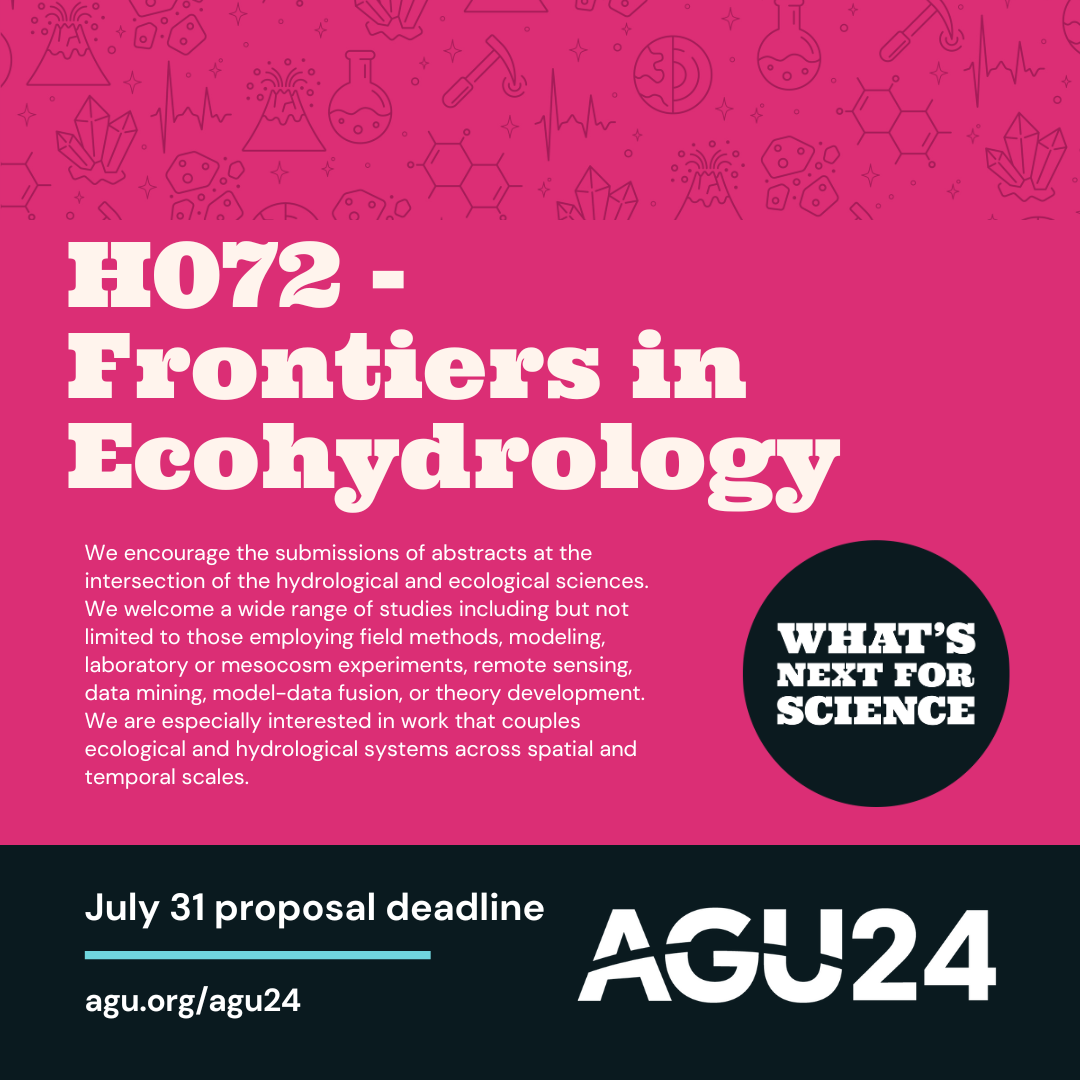 Frontiers in Ecohydrology