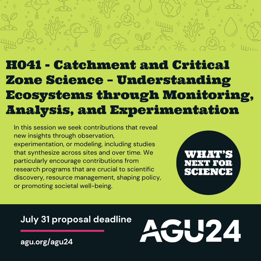 Catchment and Critical Zone Science – Understanding Ecosystems through Monitoring, Analysis, and Experimentation