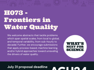 Frontiers in Water Quality
